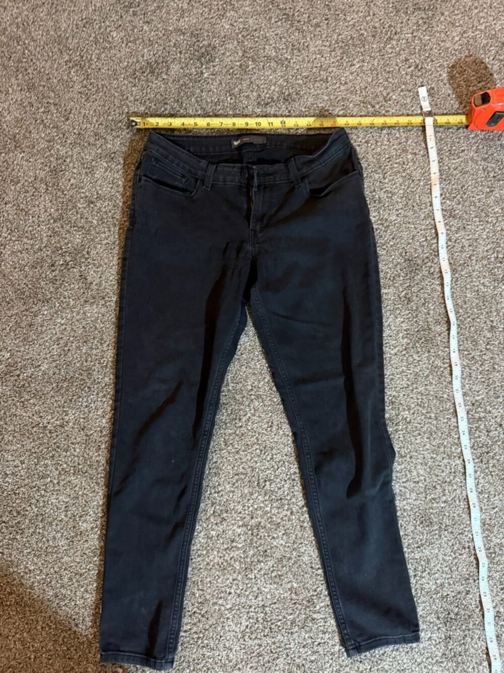 Levis Black Denim Leggings Faded Wash Womens Size Unknown See Measurements